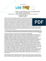 Castells Comunicación Poder y Contrapoder en La Sociedad Red I