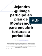 Alejandro Aguinaga Participó en Plan de Montesinos para Encubrir Torturas A Periodista