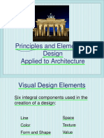 Principles and Elements of Design Applied To Architecture