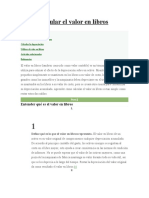 Cómo Calcular El Valor en Libros