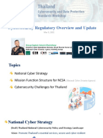 Cyber Security Regulatory Overview and Update
