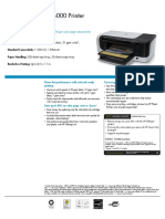OFFICEJET 6000 Printer: Fast Network Printing With Savings Up To 40% Per Color Page Compared To Laser Printers