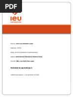 La Forma de Programar Una Producción de Calidad en La Empresa