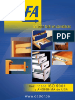 Catalogo de Correderas Para Cajoneria Alfa