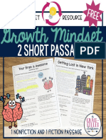 2 Short Passages: Growth Mindset