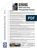 Steel and Iron Phosphated Panels