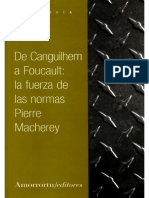 354223956 Macherey de Canguilhem a Foucault La Fuerza de Las Normas