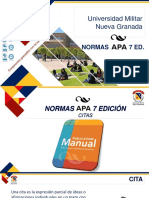 Normas de citación y referencias en la Universidad Militar Nueva Granada