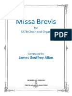 Missa Brevis - James Geoffrey Allan