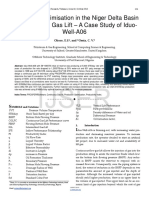 Production Optimisation in the Niger Delta Basin by Continuous Gas Lift a Case Study of Iduo Well A06
