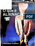 O Que É Alienação by Wanderley Codo (Codo, Wanderley)