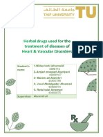 Herbal Drugs Used For The Treatment of Diseases of Heart & Vascular Disorders
