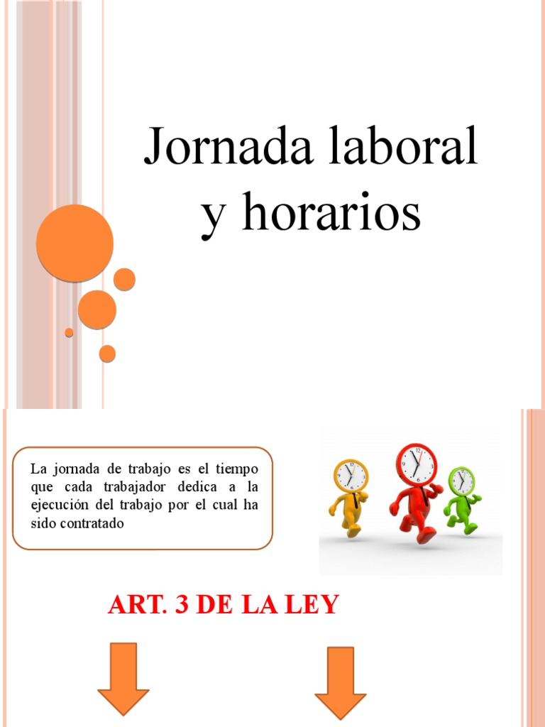 Tipos de Jornadas Laborales y Horarios | PDF | Tiempo de trabajo | Salario