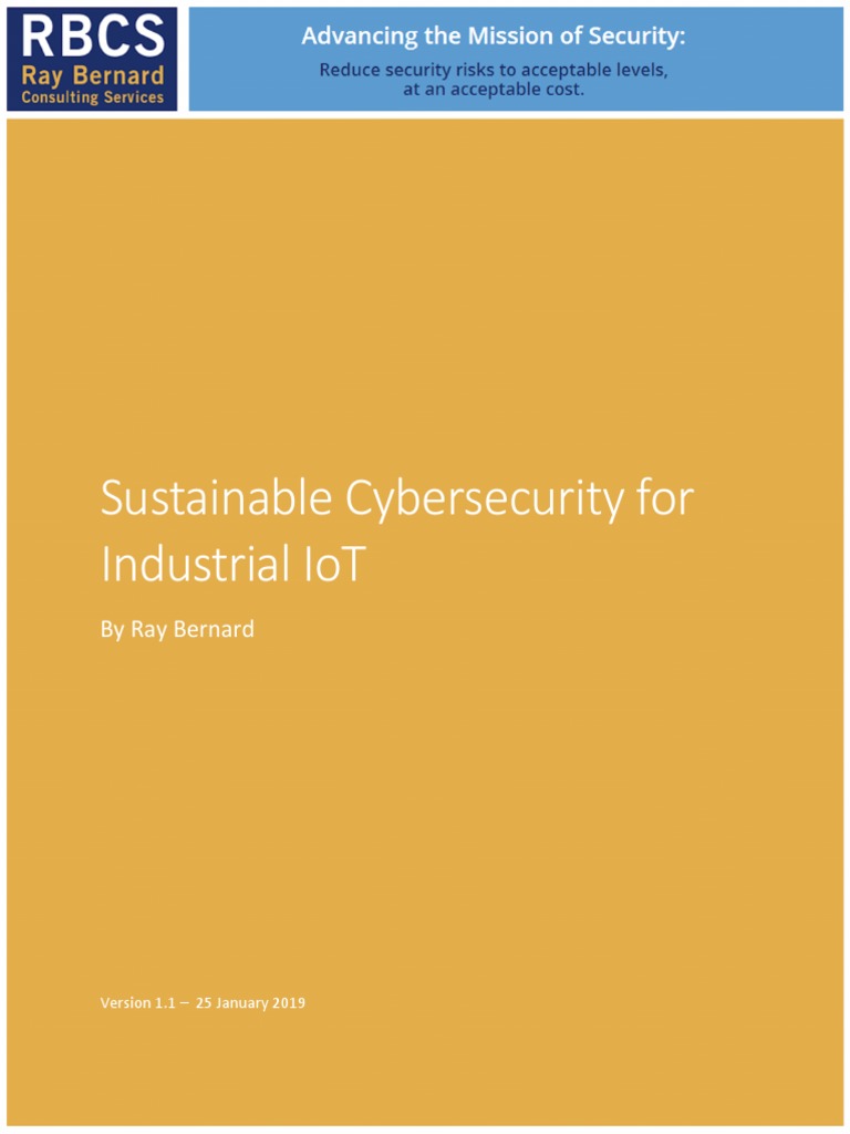 Industrial IoT Cybersecurity Strategies | PDF | Internet Of Things ...