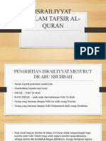 Israiliyyat Dalam Tafsir Al-Quran