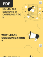 Nature Elements of Communication