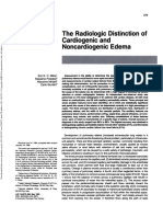 The Radiologic Distinction of Cardiogenic and Noncardiogenic Edema