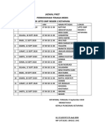 Jadwal Piket