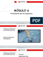 Módulo 6 Formulación de Los Explosivos