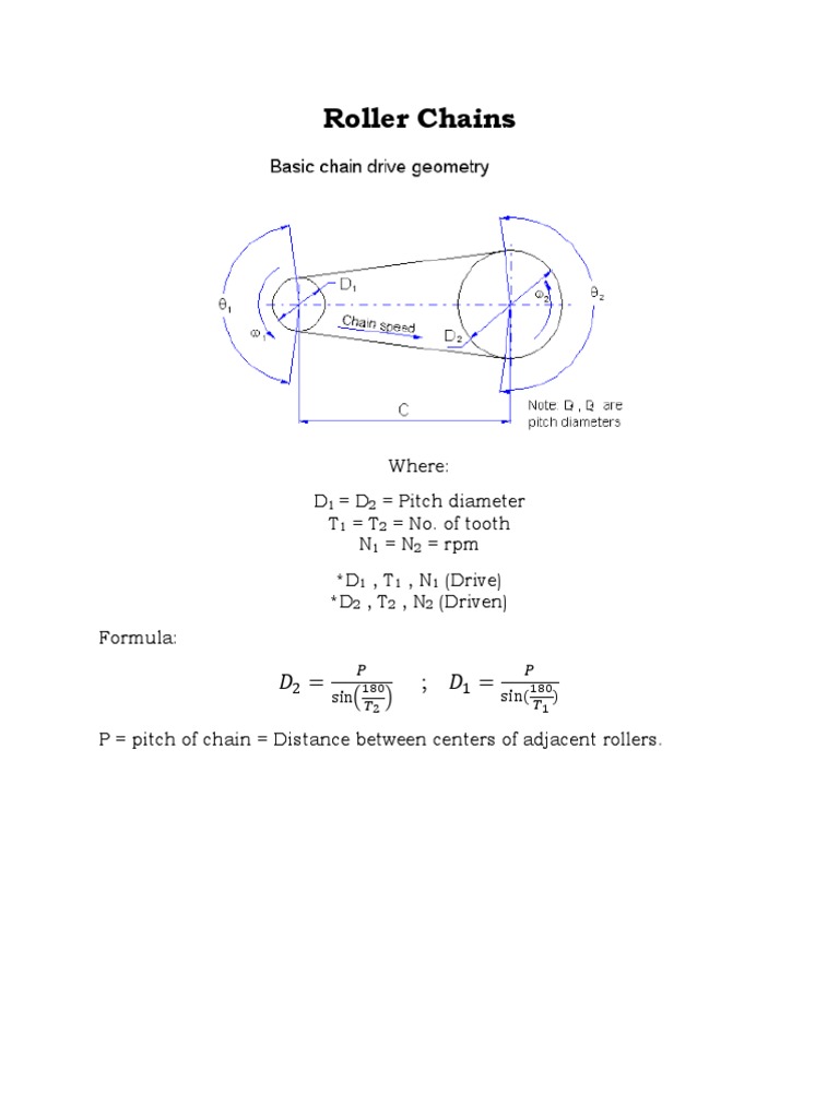 Roller Chains PDF Horsepower Manufactured Goods