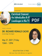 Cervical Cancer Client Webinar - May 21 Artcard