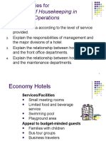 Hospitality Operations: Competencies For The Role of Housekeeping in