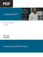 Configuring Ospf: Robert Pradeepan Srilanka