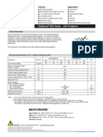 Chipguard MLC Series - Esd Protectors: Features Applications