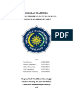 Makalah Statistika Uji Hipotesis 1 Rerata