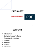 Psychology: Hari Krishna G L