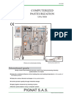 Computerized pasteurization UPA/3000
