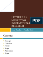 05 - Marketing Information and Research