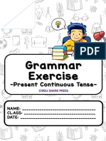 Grammar Exercise: - Present Continuous Tense