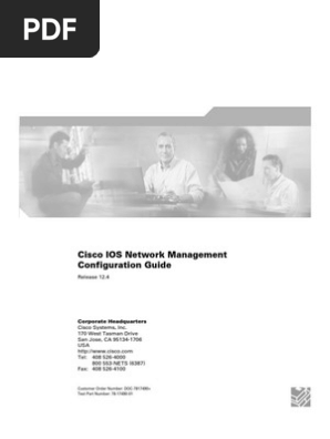 Cisco Ios Network Management Configuration Guide Release 12 4