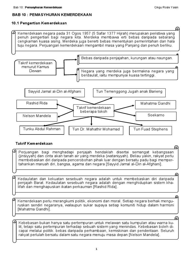 NOTA Bab 10 | PDF