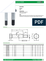 Hexagon Fits Bolts With Long Thread DIN 609: Description