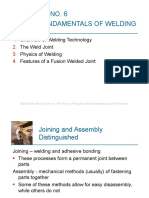 CH No. 6 Fundamentals of Welding