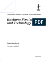 Business Strategy and Technology: Question Bank