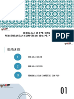 01 - Kebijakan JF PPBJ Dan Pengembangan Kompetensi SDM PBJP Ver 1
