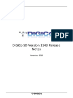 DiGiCo SD Version 1143 Release Notes Summary