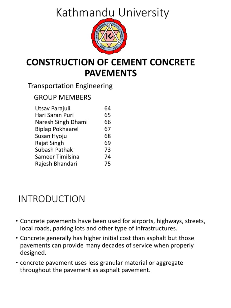 9-Construction of Cement Concrete Pavements | PDF | Road Surface | Concrete