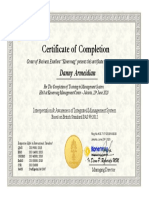 E-Certificate IMS PAS 99-2012 OLT 23 June 2020 - Danny Armeidian
