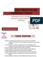 Asistensi Praktikum Farmasi Fisika