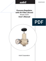 Pressure Regulator With Air Filter (Airset) User's Manual: Model: KZ03