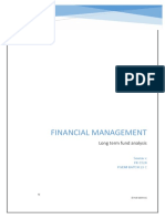 Financial Management: Long Term Fund Analysis