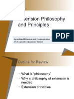 Extension Philosophy and Principles