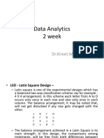 Data Analytics 2 Week: DR - Kireet.M