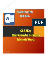 2da Clase COMPUTACION 3ero SECUNDARIA