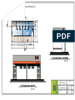 ... Elevacion Lateral... - : Const. Baños Cancha Multifuncional Otb Pihusi D-8