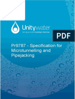 Pr9787 - Specification For Microtunnelling and Pipejacking